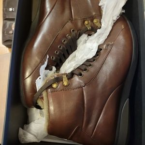 Hugo Boss size 40 Euro dark brown winter boots